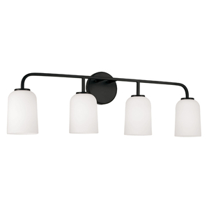 C148841MB542 Lawson 4 or More Bulb Bathroom Lighting - Matte Black