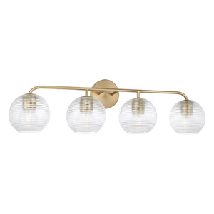 C149941MA544 Dolan 4 or More Bulb Bathroom Lighting - Matte Brass