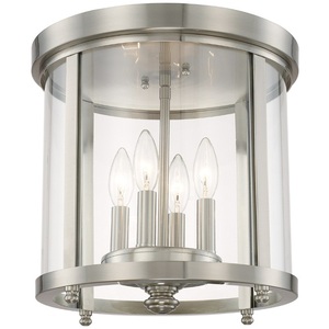 C214141BN Flush Mount Ceiling Light - Brushed Nickel