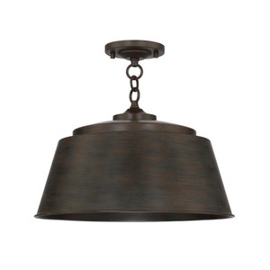 C229111NG Tybee Flush Mount Ceiling Light - Nordic Grey