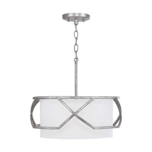 C232431AS Semi Flush Mount Ceiling Light - Antique Silver