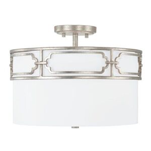 C243431AS Merrick Semi Flush Mount Ceiling Light - Antique Silver