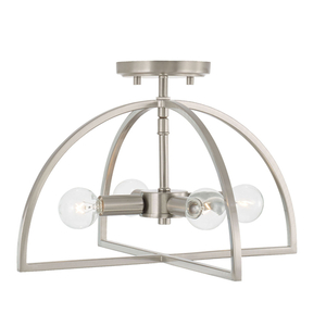 C248841BN Lawson Semi Flush Mount Ceiling Light - Brushed Nickel