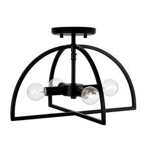 C248841MB Lawson Semi Flush Mount Ceiling Light - Matte Black