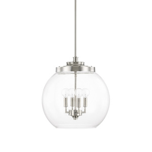 C321142PN Mid-Century Down Light Pendant Light - Polished Nickel