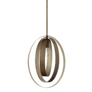 C324911SZ Dahlia Entrance / Foyer Pendant Light - Silver and Bronze