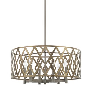 C325761AM Drum Pendant Pendant Light - Aged Nickel