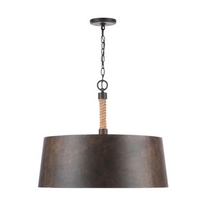 C330742RI Walker Down Light Pendant Light - Rustic Iron