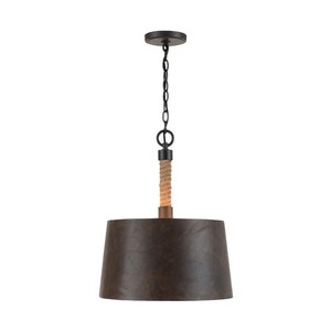 C330712RI Walker Down Light Pendant Light - Rustic Iron