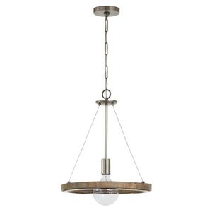 C336212GN Down Light Pendant Light - Grey Wash / Antique Nickel