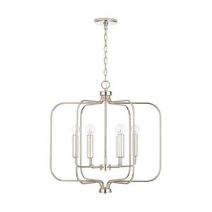 C337561PN Della Down Light Pendant Light - Polished Nickel