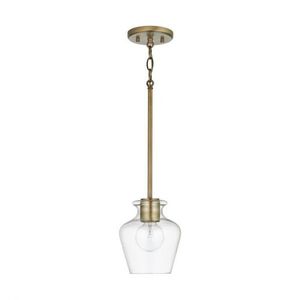 C338111AD489 Danes Mini-Pendant Pendant Light - Aged Brass