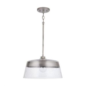 C338212WY Decker Down Light Pendant Light - Washed Grey