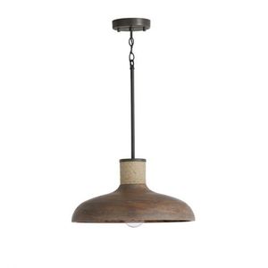 C340312YG Jacob Down Light Pendant Light - Grey Wash / Iron Silk