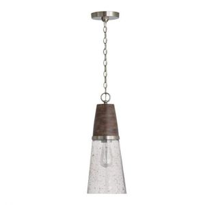 C340511HN Connor Mini-Pendant Pendant Light - Black Wash / Matte Nickel