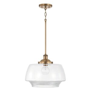 C342211AD Miller Down Light Pendant Light - Aged Brass