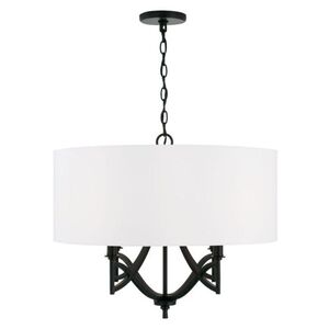 C342341MB Sylvia Drum Pendant Pendant Light - Matte Black