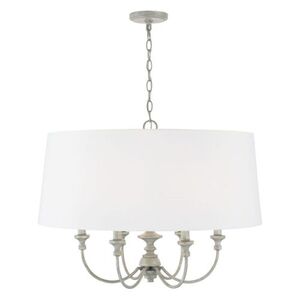 C343061PY Penelope Up Light Pendant Light - Painted Grey