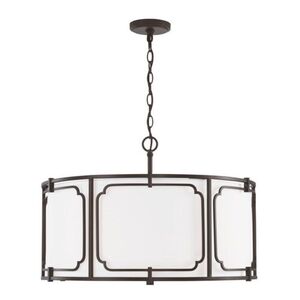 C343442OB Merrick Drum Pendant Pendant Light - Old Bronze