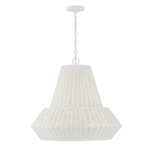 C347842HH Boca Down Light Pendant Light - Chalk White