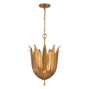 C349542AG Eden Up Light Pendant Light - Antique Gold