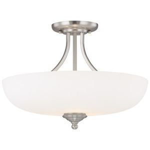 C3947MNSW Chapman Semi Flush Mount Ceiling Light - Matte Nickel