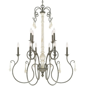 C410302FC Vineyard Large Foyer Chandelier Chandelier - French Country