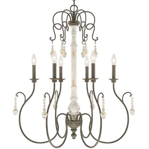 C410362FC Vineyard Mid Sized Chandelier Chandelier - French Country