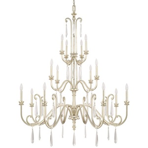 C413602WG Cambridge Large Foyer Chandelier Chandelier - Winter Gold