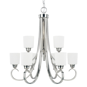 C415391PN339 Hayden Mid Sized Chandelier Chandelier - Polished Nickel