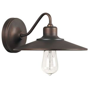 C4191BB Urban 1 Bulb Wall Sconce - Burnished Bronze