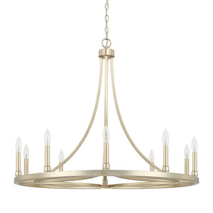 C421201WG Mercer Large Foyer Chandelier Chandelier - Winter Gold