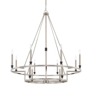 C425201BT Tux Large Foyer Chandelier Chandelier - Black Tie