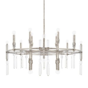 C425302AS Drake Large Foyer Chandelier Chandelier - Antique Silver