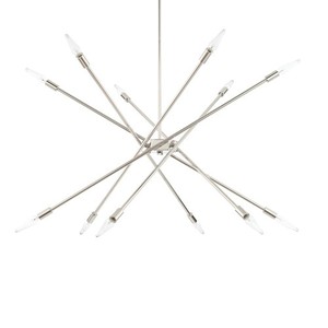 C425601PN Mid Sized Chandelier Chandelier - Polished Nickel C425601PN Mid Sized Chandelier Chandelier - Polished Nickel
