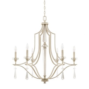 C427861WW Serena Mid Sized Chandelier Chandelier - Winter White