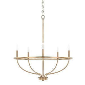 C428551AD Greyson Mid Sized Chandelier Chandelier - Aged Brass