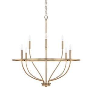 C428581AD Greyson Mid Sized Chandelier Chandelier - Aged Brass