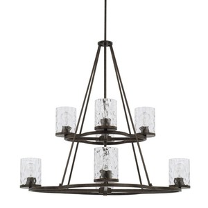 C428981UB452 Collier Large Foyer Chandelier Chandelier - Urban Brown