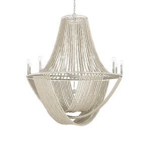 C429501MS Kayla Large Foyer Chandelier Chandelier - Mystic Sand