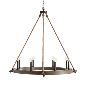 C429681NG Tybee Large Foyer Chandelier Chandelier - Nordic Grey