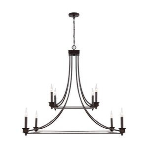 C431881OB Marlow Large Foyer Chandelier Chandelier - Old Bronze