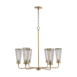 C432361AD Abbott Mid Sized Chandelier Chandelier - Aged Brass