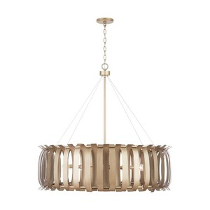 C432781AP Cayden Linear Pendant Pendant Light - Aged Brass Painted