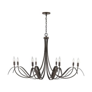 C434781TB Tess Large Foyer Chandelier Chandelier - Tobacco