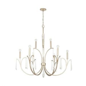 C437001WG Gwyneth Large Foyer Chandelier Chandelier - Winter Gold