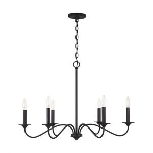 C437262BI Vincent Mid Sized Chandelier Chandelier - Black Iron