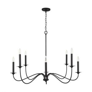 C437281BI Vincent Mid Sized Chandelier Chandelier - Black Iron