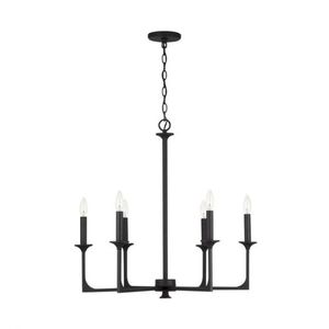 C437361BI Clint Mid Sized Chandelier Chandelier - Black Iron