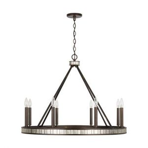 C437481FZ Chaucer Mid Sized Chandelier Chandelier - Buffed Bronze